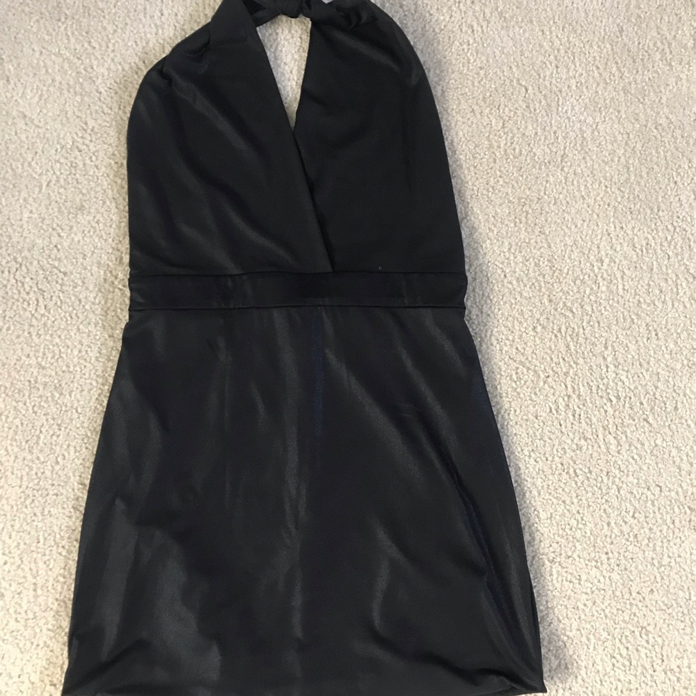 Black mini dress